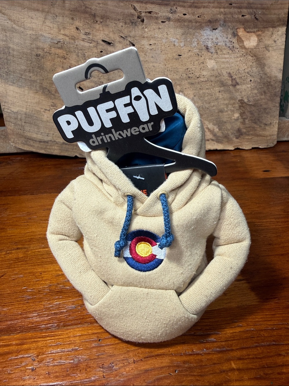🍺 Puffin Drink Wear Colorado Hoodie Beer Koozie.